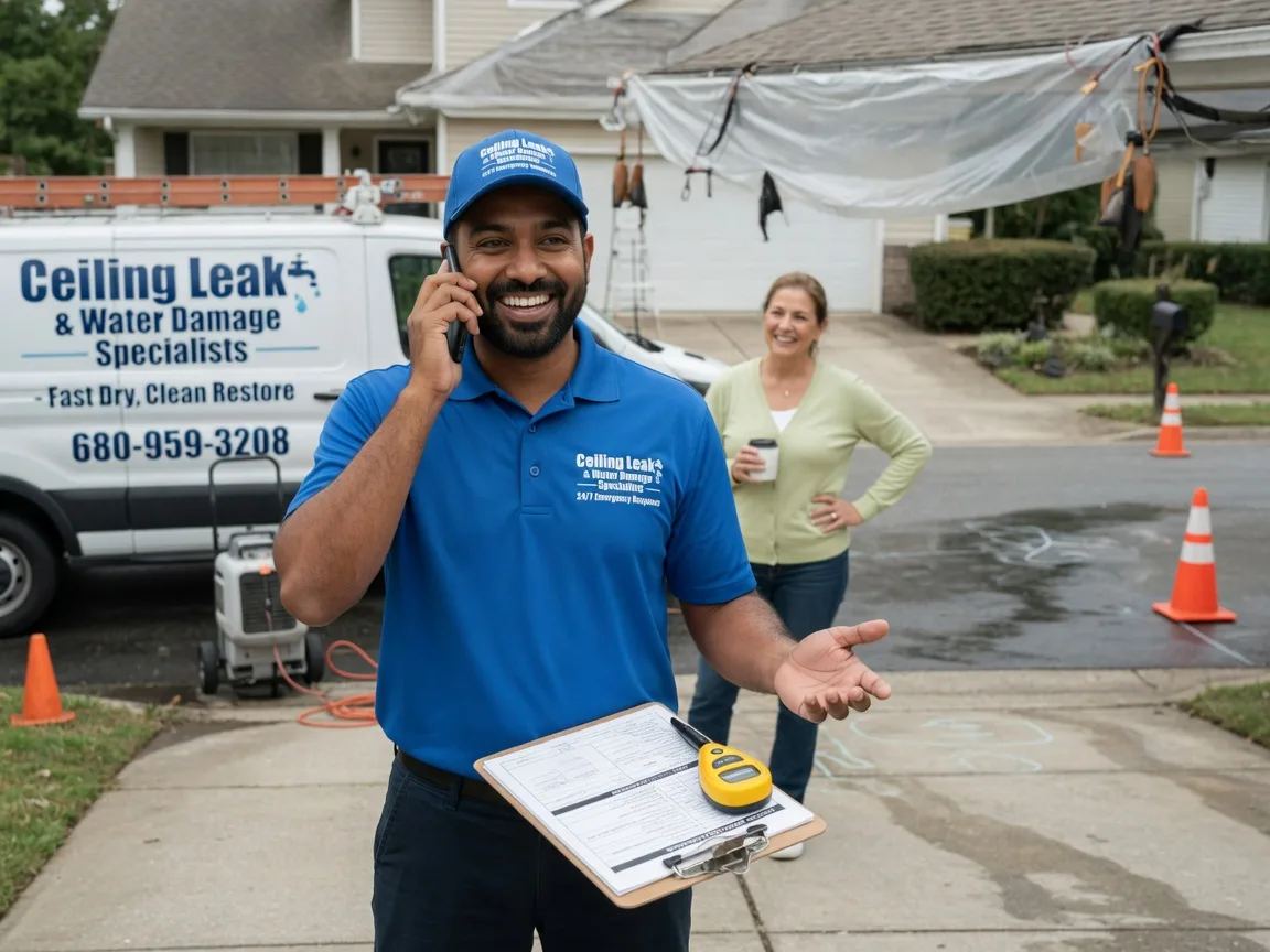 Ceiling Leak Cleanup Oldham, SD FAQs